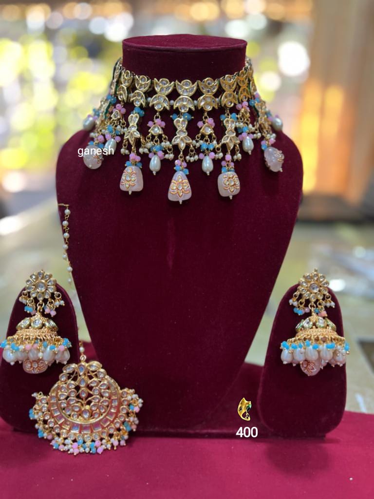 Kundan choker Set