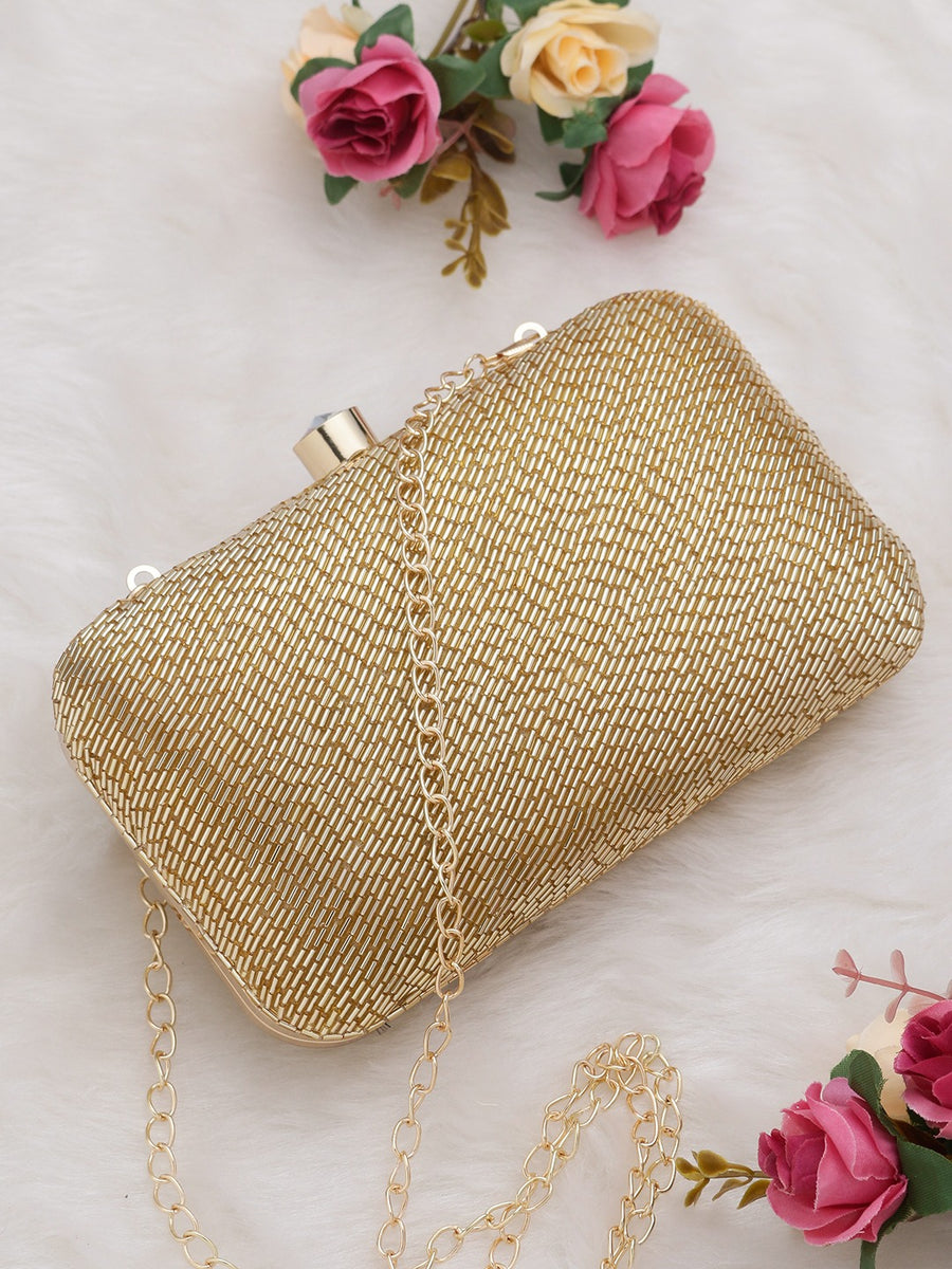 Embroidered Clutch