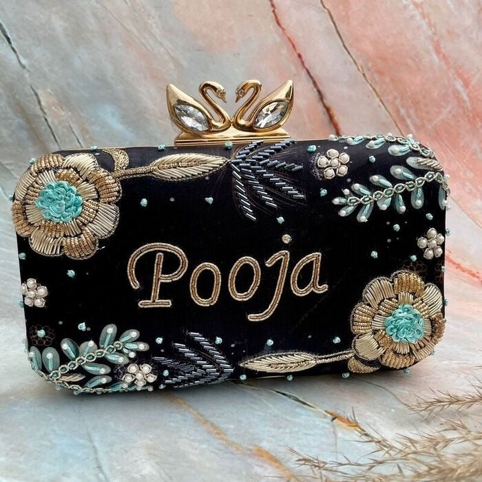 Embroidery Customised Clutch