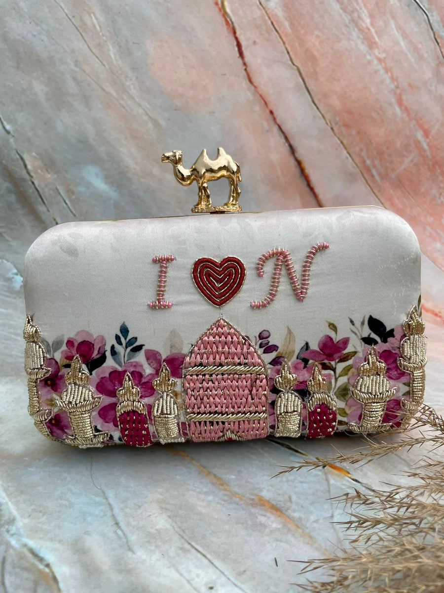 Embroidery Customised Clutch
