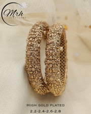 Gold Platted Openable Bangles