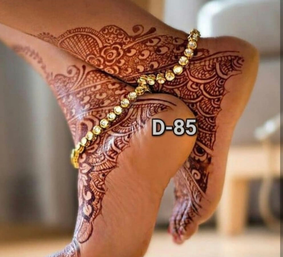 Kundan Anklets