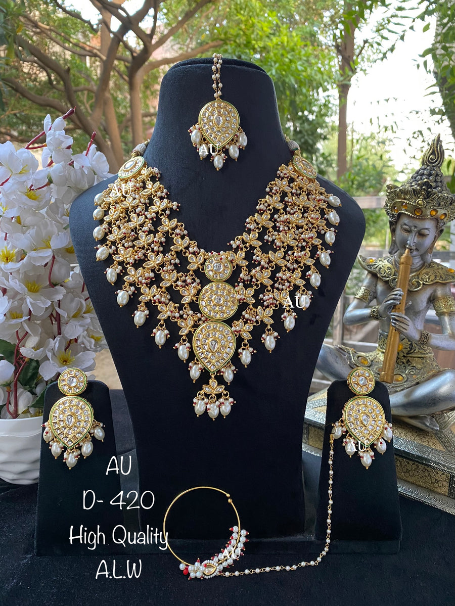 Kundan Necklace Set