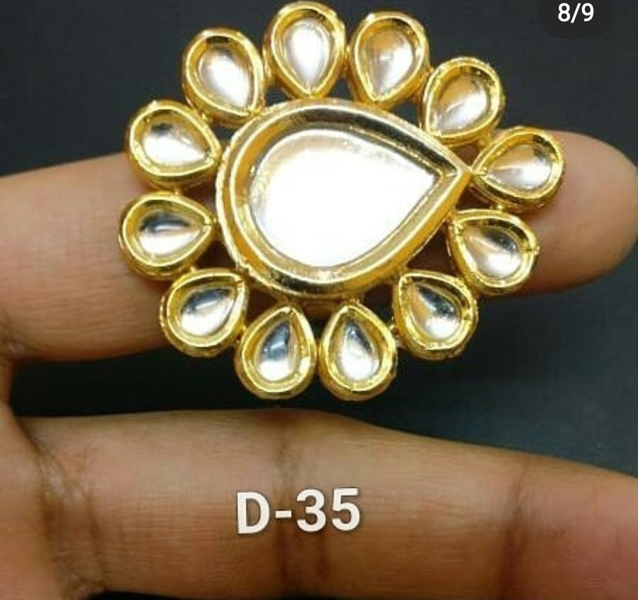 kundan rings