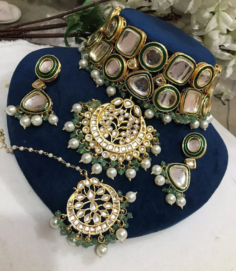 Kundan choker Set