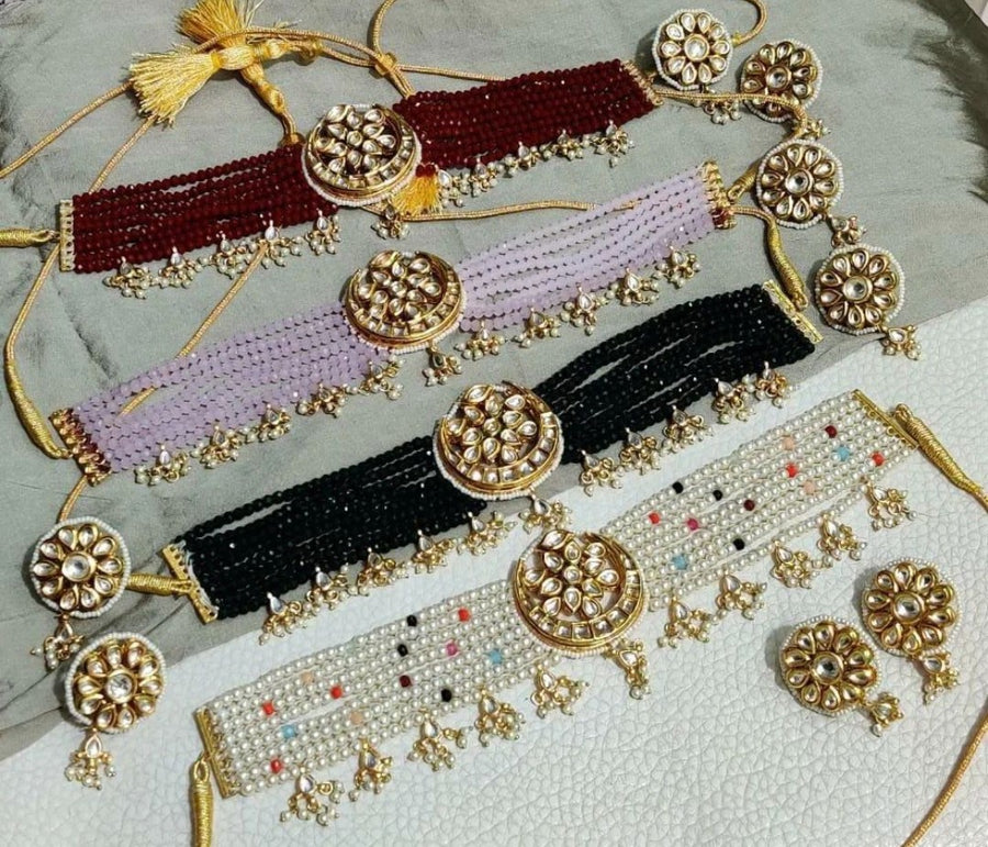 Kundan choker Set