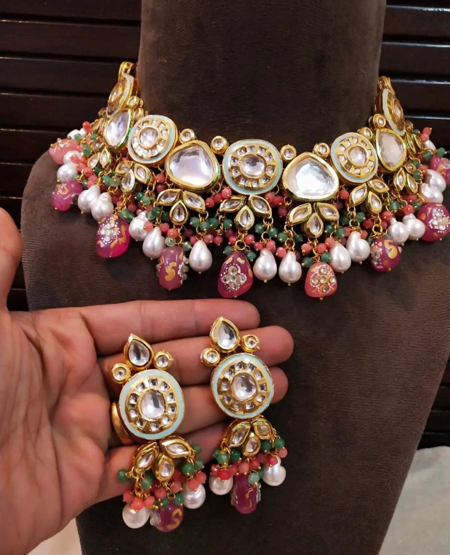 Kundan Necklace Set