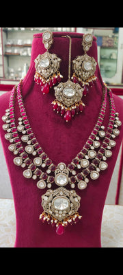 Moissanite Kundan Bridal Set