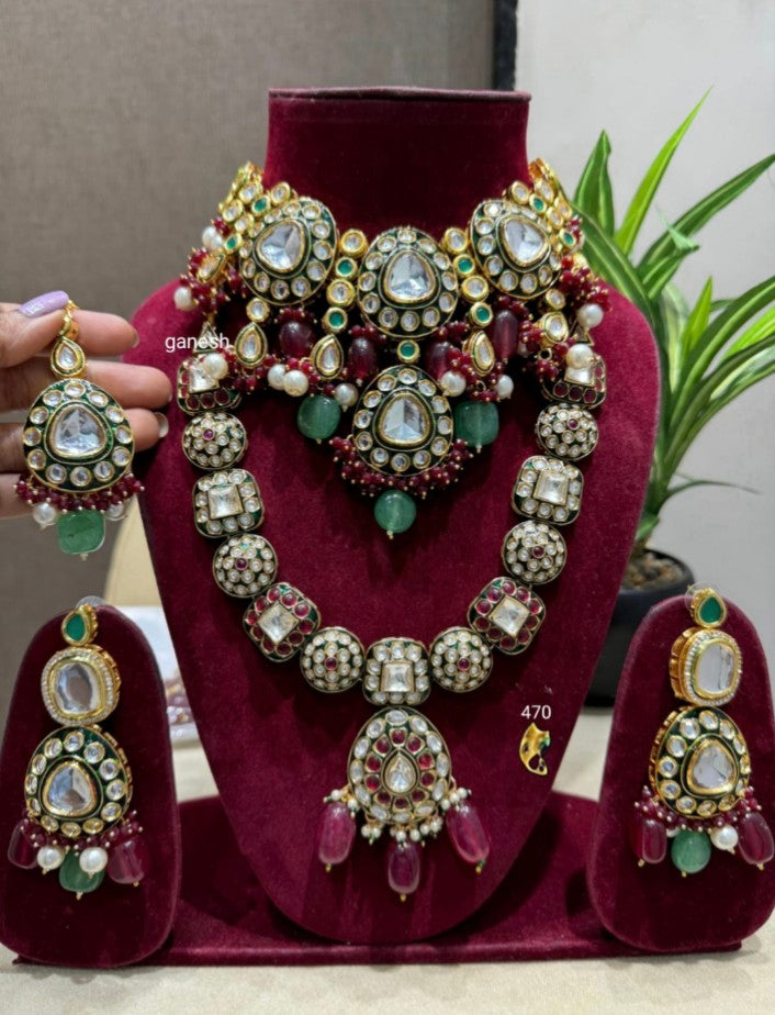 Polki Look like Kundan Bridal Set