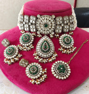 Moissanite kundan Choker Set