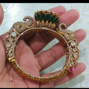 Moissanite kundan openable Kada